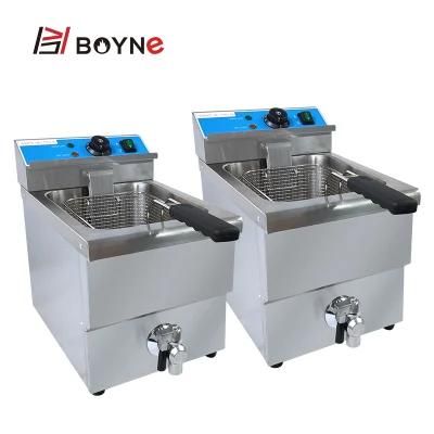 12L Table Top Single Tank Deep Fryer with Oil Filter