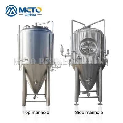 SUS304 500L Conical Fermentor with Dimple Cooling Jacket