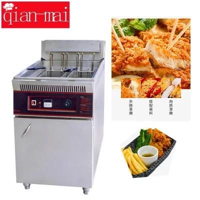 Commercial 44L Stainless Steel Deep Oil Water Combination Electric Fryer