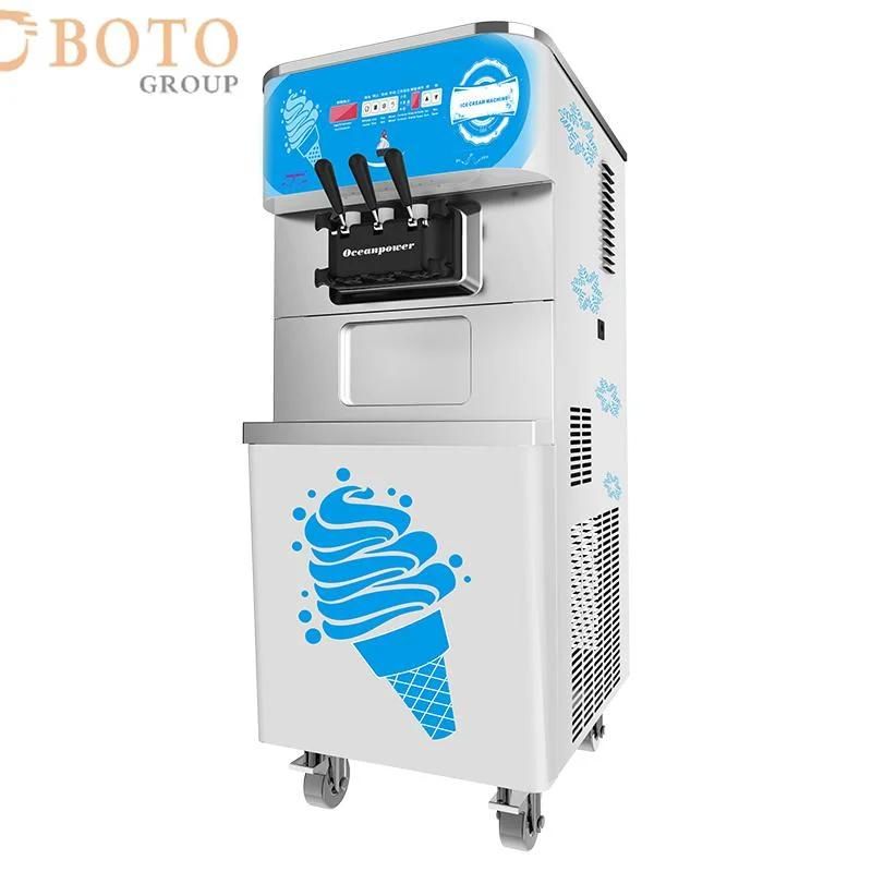 Fully Automatic Commercial Standing Ice Cream Machine