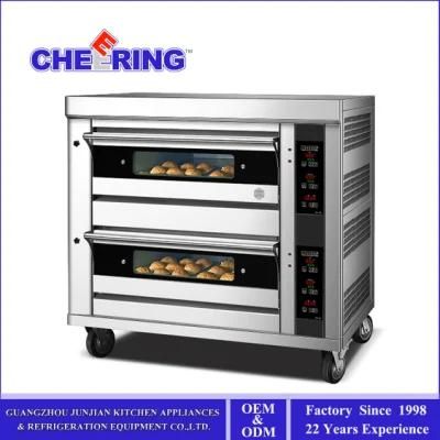 Computer Control Commercial Gas Pizza Oven / Baking Oven Oven with Steam and Stone