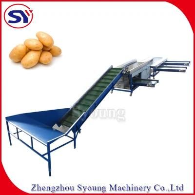 3-7 Grades Automatic Fruit&Vegetable Sorting Grading Machine Roller Type