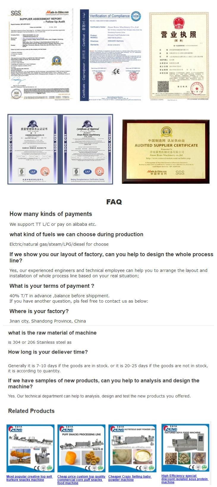 Rich Nutrition Pet Chews Processing Machinery
