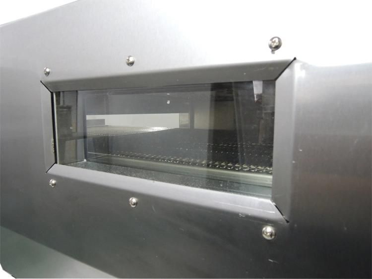 Bakery Equipment 15 Inches Gas Hot Air Conveyor Pizza Oven