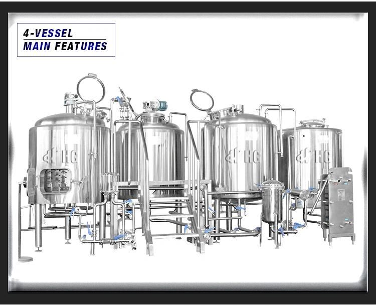10 Barrel Brewhouse/10bbl Beer Brewery System/Beer Brewing Equipment/Small Beer Brewery Brewing Production Line