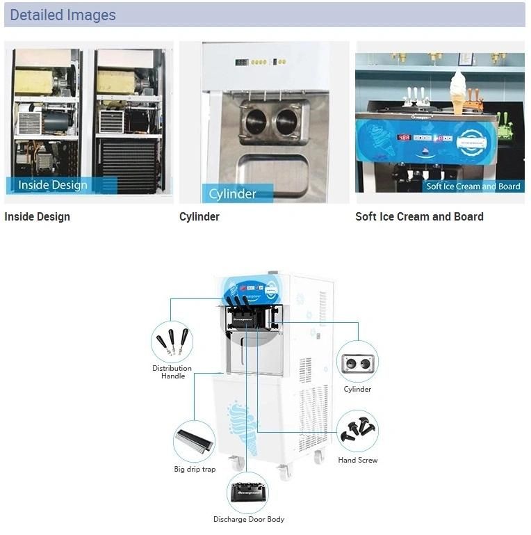 36L/H High End Vertical Ice Cream Machine