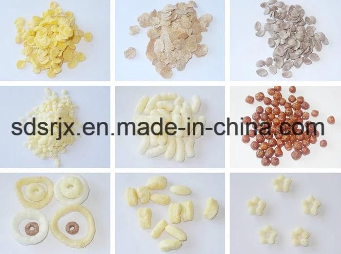 Breakfast Cereals Corn Flakes Crunchy Extrusion Production Line Machine