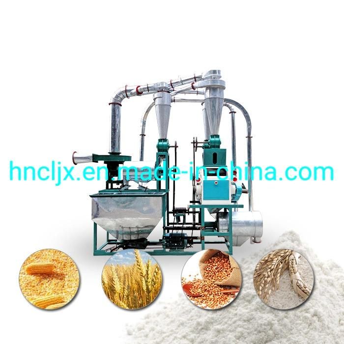 Wheat Flour Mill Plant/Maize Milling Machine for Zambia/Small Scale Wheat Flour Mill