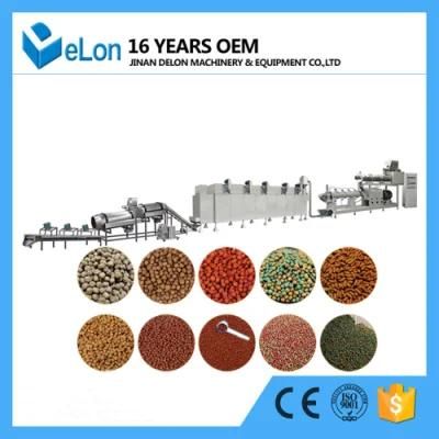 Pet Food Production Line Floating Fish Feed Pellet Making Machine