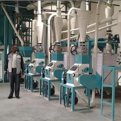 Hongdefa 30t Per Day Corn Flour Mill Machine in Mozambique