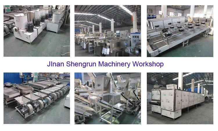 Industrial Automatic Macaroni Pasta Production Making Extruder Processing Machine Line