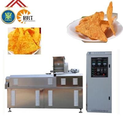 Extruded Fried Onion Ring Snacks Making Snack Frying Machine