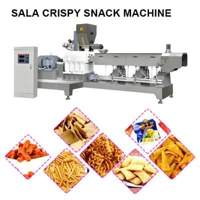 Fried Wheat Flour Chips Sticks Processing Line Flour Bugle Snack Food Plant Crispy Bugle ...