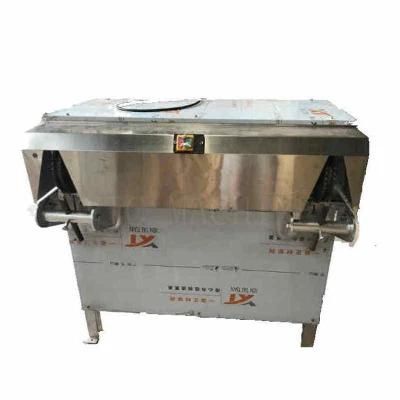 Double station stainless steel coconut peeling machine