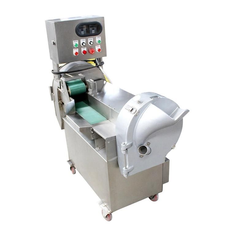 Automatic Double Head Vegetable Cutter Fruit Potato Cabbage Garlic Parsley Cutting Machine