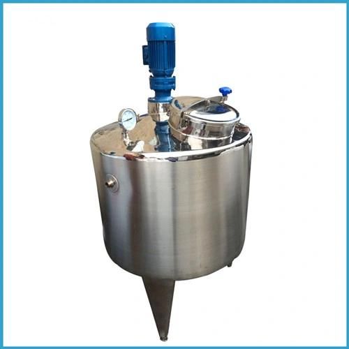 Steam Heating Mixing Tank Jacket Tank with Mixing Agitator