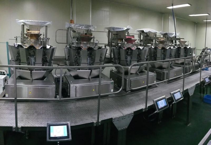 Automatic 14 Heads Combination Weigher, Multihead Weigher (HT-W14)