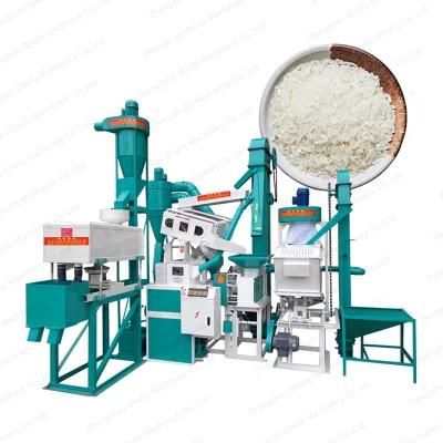 a Complete Rice Milling Processing Machine Set