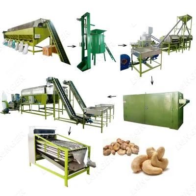 Automatic Cashew Nut Sorting Cooking Shell Removing Peeling Machine Price