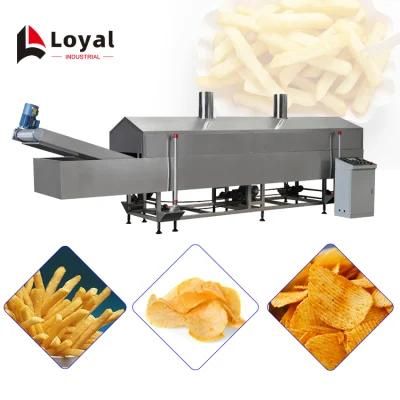 Wheat Flour Chips Snack Machinery Excellent Quality Fried Bugle Chips Snack Processing ...