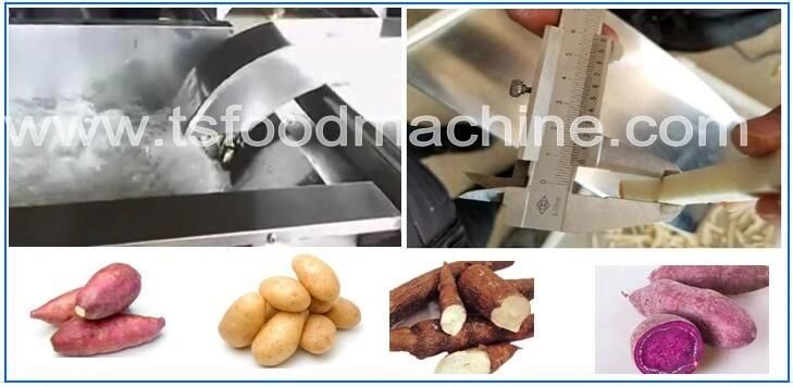 Stainless Steel Potato Cutting Slicer Chips Making Machine