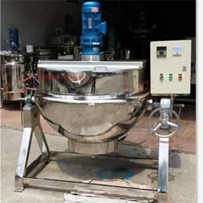 500L Electric Gas Steam Stainless Steel Heating Jacketed Cooking Pot