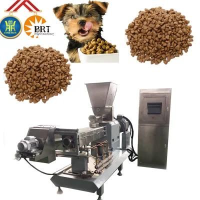 Continuous Automatic Extruded Pet Food Maching Machine Dry Dog Food Making Machine Dog ...