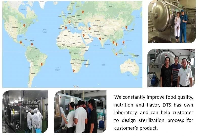 Steam Air Retort/Sterilizer/Autoclave Rapidly Heating for Tin Can