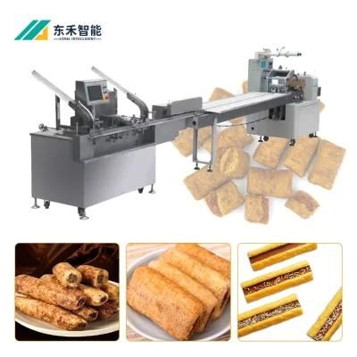 2020 Large Capacity Twin Screw Extruded Cheese Sticks Puff Filling Snacks Making Machine ...