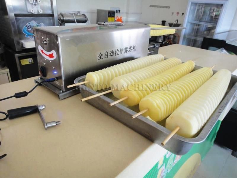 Factory Price Spiral Potato Cutter / Electric Spiral Potato Cutter / Potato Chips Cutting Machine Price