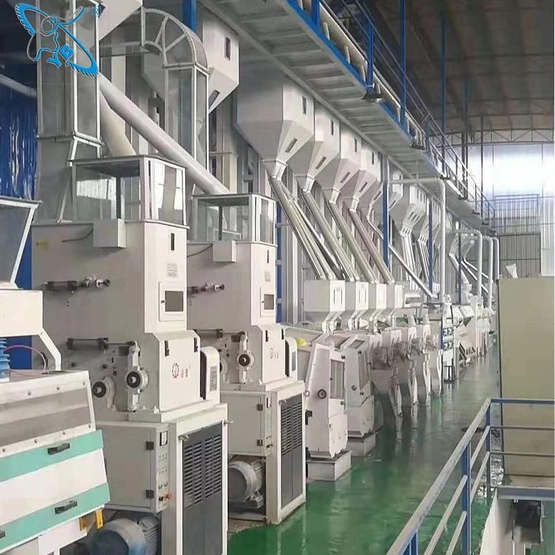 Rice Mill Automatic Machine Complete 10-100 Rice Hulling Integrated Rice Milling Machine