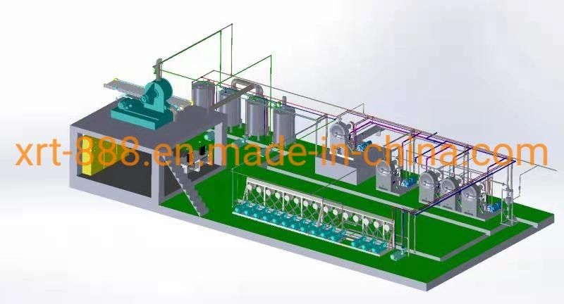 Sweet Potato Starch Processing Machinery Made in China