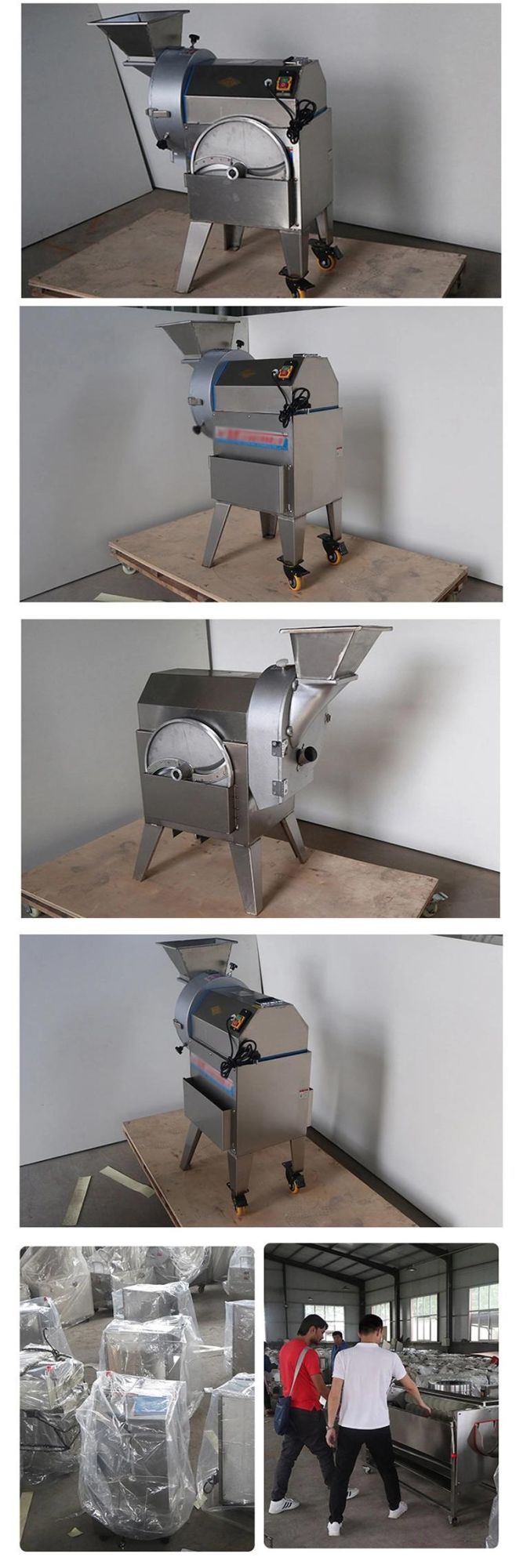 Industrial Potato Onion Slicer Cutting Machine Chopper Electric Vegetable Cutter