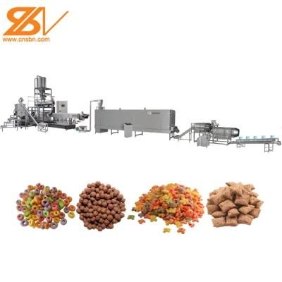 Automatic Puffs Snacks Choco Flakes Making Machine