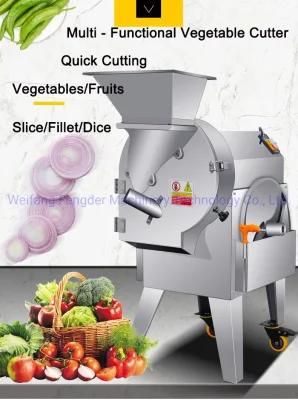 Commercial Lifetime Maintenance Multi-Functional Vegetable and Fruit Cutting Machine for ...