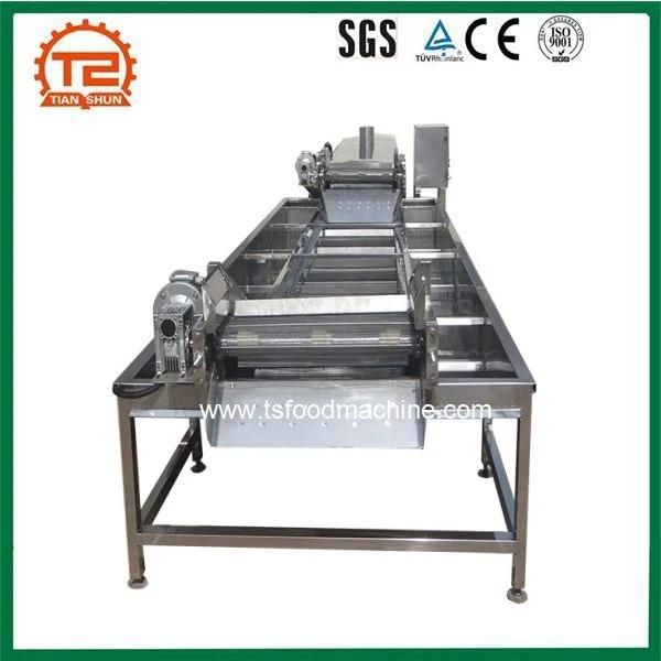 Food Processing Machine Auto Belt Blancher Runner Beans Steam Continuous Blanching Machinery