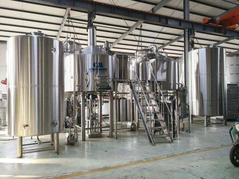 Cassman 2000L Industrial Stainless Steel Brewing Line Beer Brewery for Sale