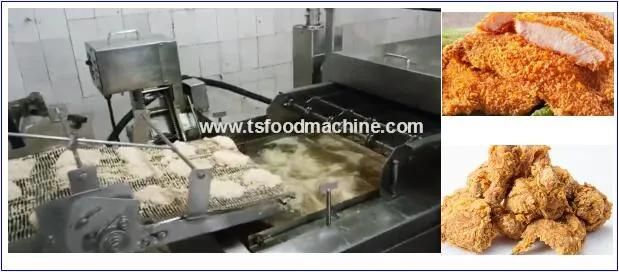 Gas Heating Snack Food Vegetable Croquette Frying Machine