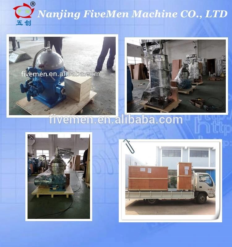 3 Phase Disc Stack Centrifuge Separator Vegetable Oil Clarifier Machine