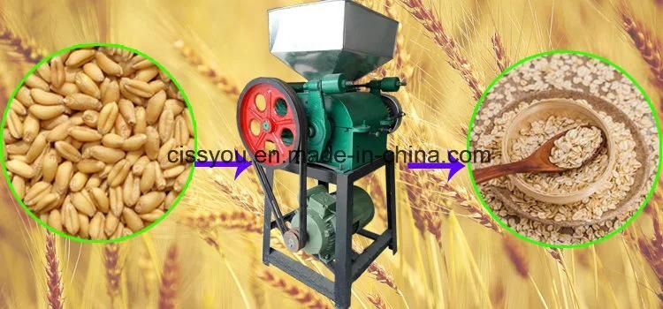 Small Investment Oat Beans Rice Corn Flakes Flaking Making Machine