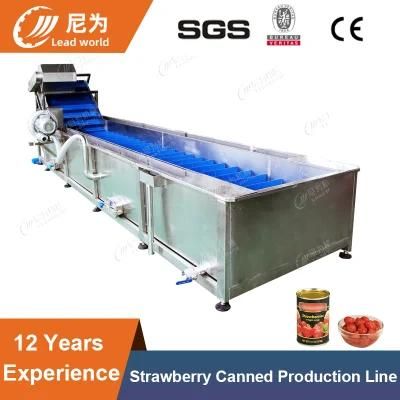 Strawberry Canned Production Line Strawberry Processing Machinery