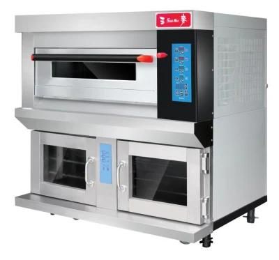 Industry Commerical 1 Deck 3 Trays Baking Oven with 12 Trays Proofing Combination Oven ...