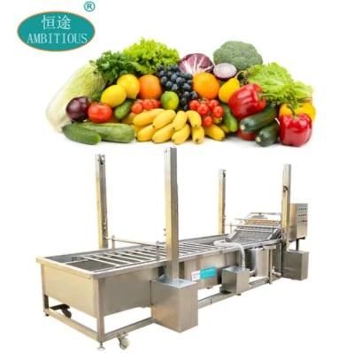 Vegetable and Fruit Bubble Washing and Cleaning Machine