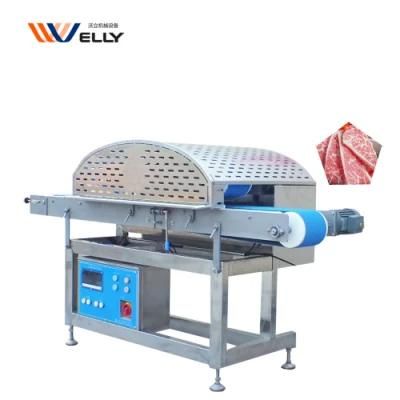 Professional Horizontal Fresh Raw Goat Chicken Breast Beef Steak Slicer Cutting Machine