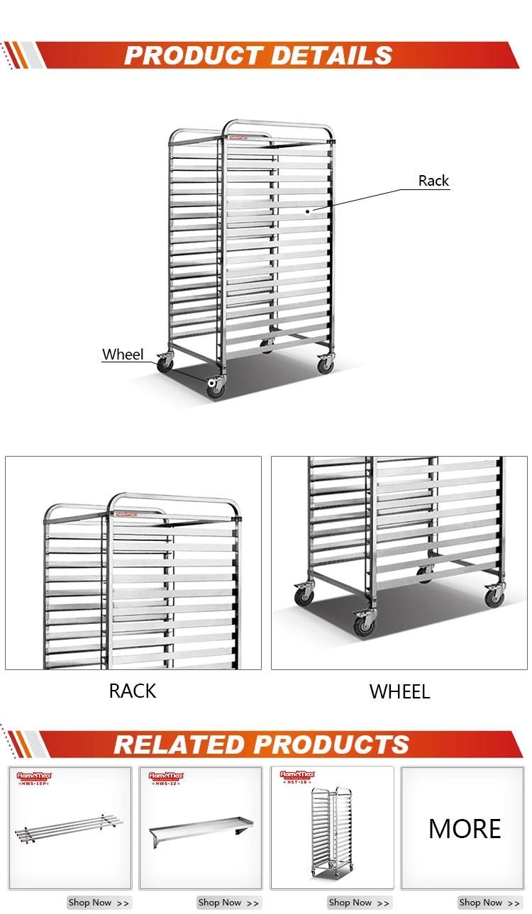 Stainless Steel 32-Pan Trolley for Oven (HST-32)