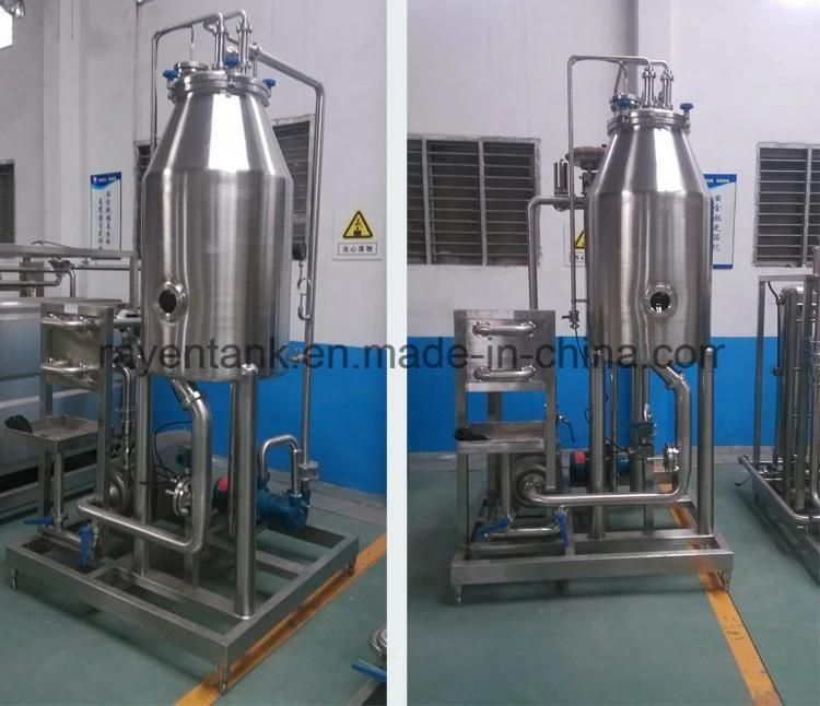 SUS304 or 316L Stainless Steel Degassing Machine Milk Degasser