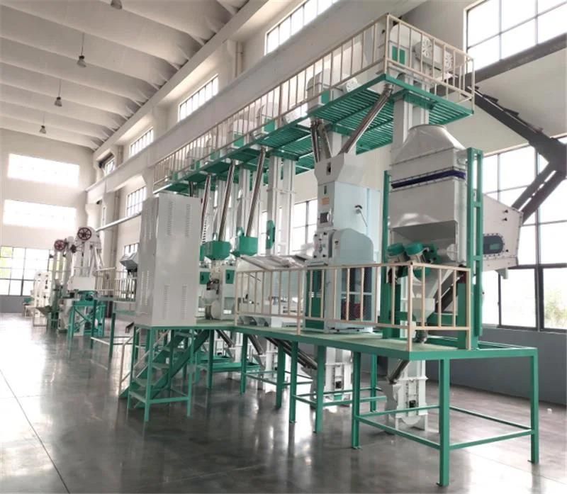 Agricultural Machinery Grinding Processing Project Line Min Combine Rice Mill Machine