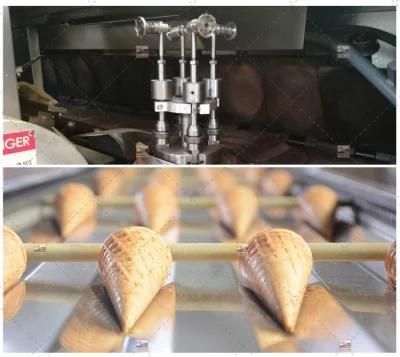 Factory Price New Design OEM System Egg Ice Cream Waffle Cone Equipment