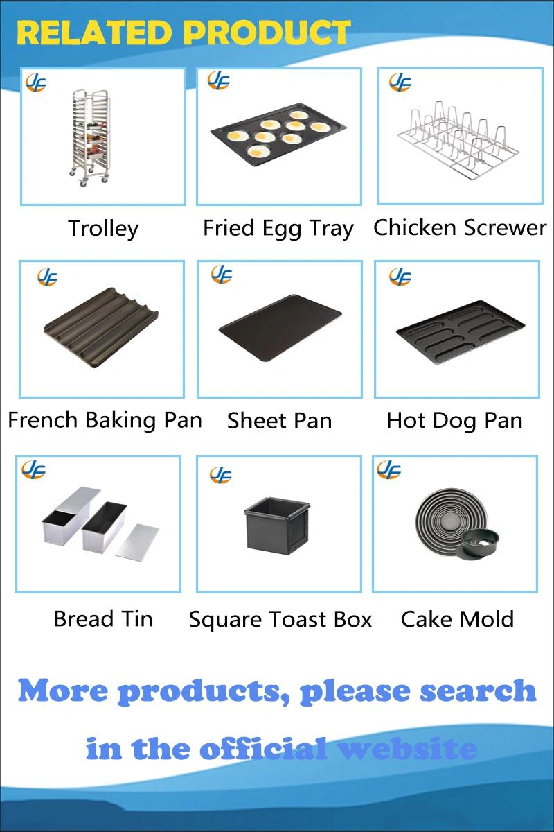 Hot Sale Stainless Steel Single Double Row Tray Trolley Cart for Bakery Cooling Rack