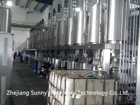 Complete Assembly Evaporator for Heat Sensitive, High Viscosity Fractionation